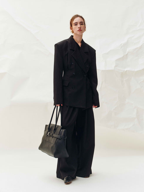 Echelon Veste à rayures fines