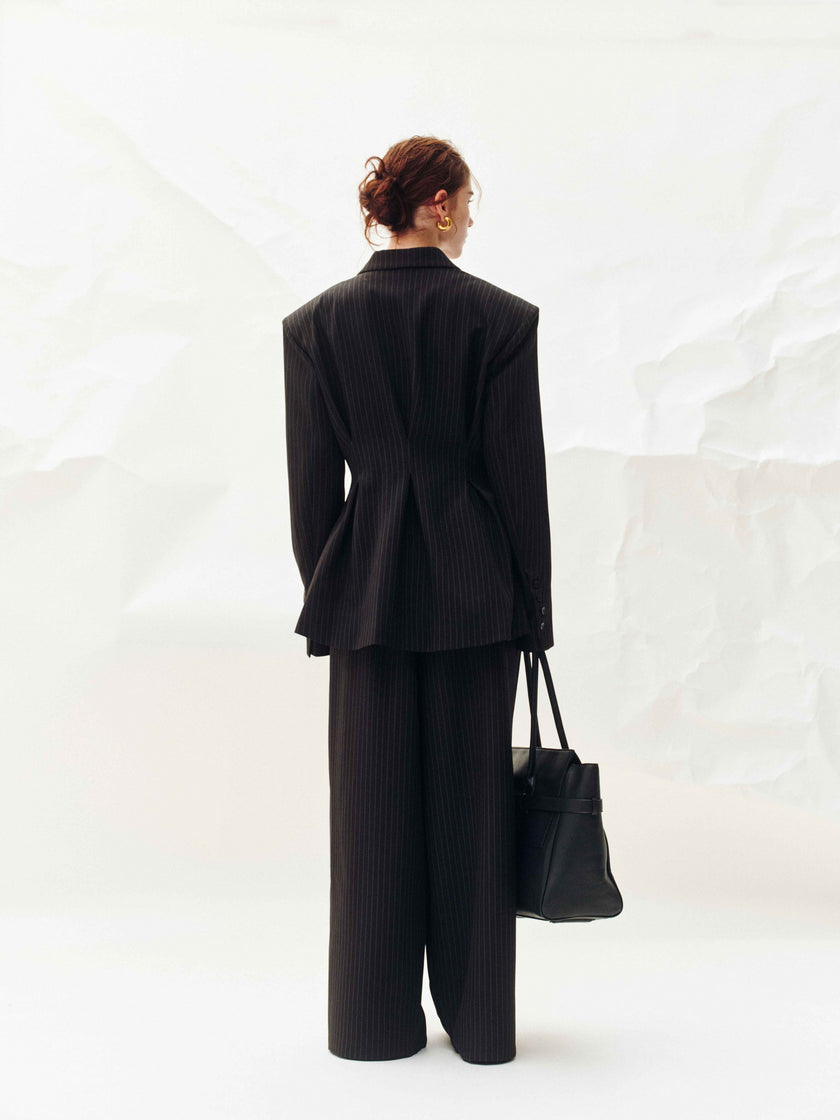 Echelon Veste à rayures fines