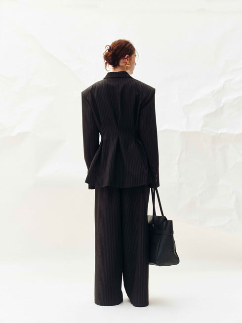Echelon Pinstripe Blazer