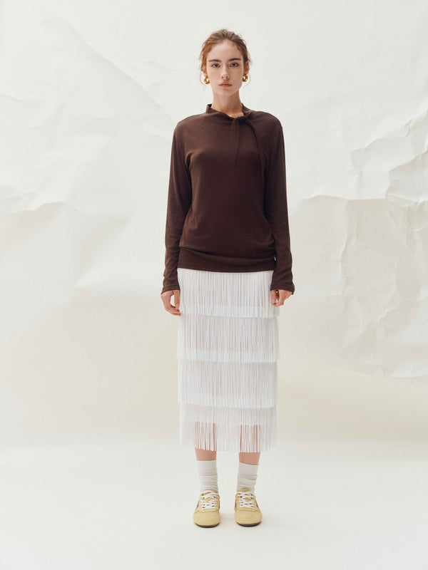 Cascade Fringe Skirt