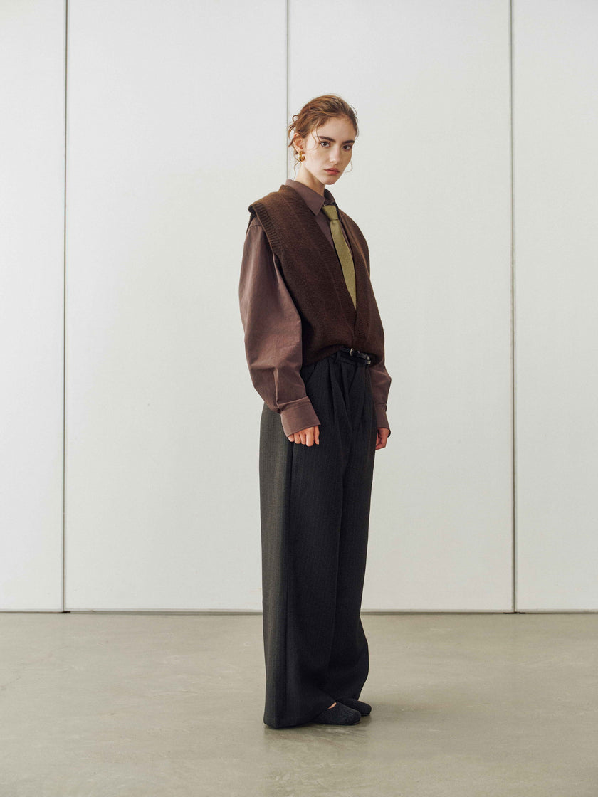 Pantalon large sur mesure