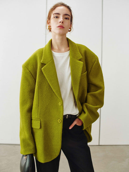 Varo Wool Textured Blazer