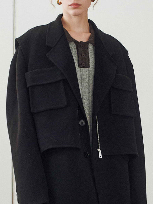 Rustic Wool Elegance Vest