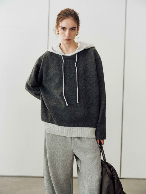 Sweat à capuche en maille Drift