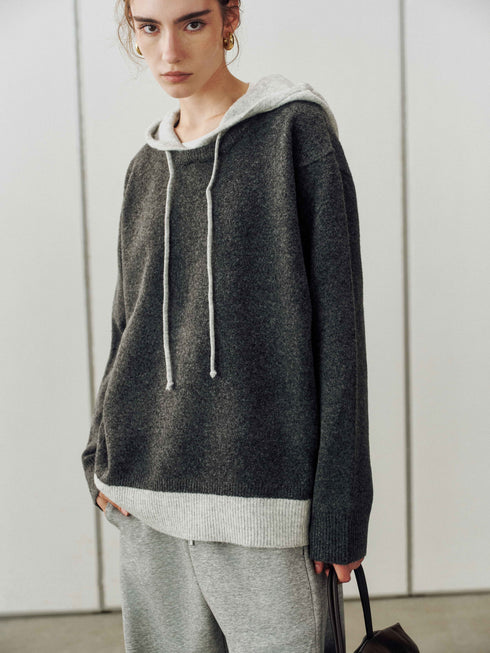 Sweat à capuche en maille Drift