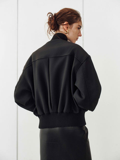 Veste Bomber en Grain