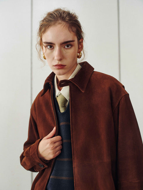 Umber Suede Jacket