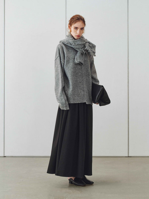 Fringe Wrap Cardigan & Scarf