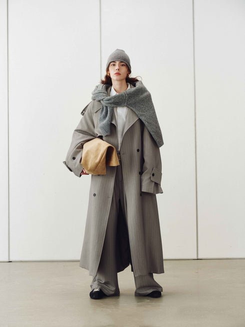 Drift Pantalon Trench ร Rayures