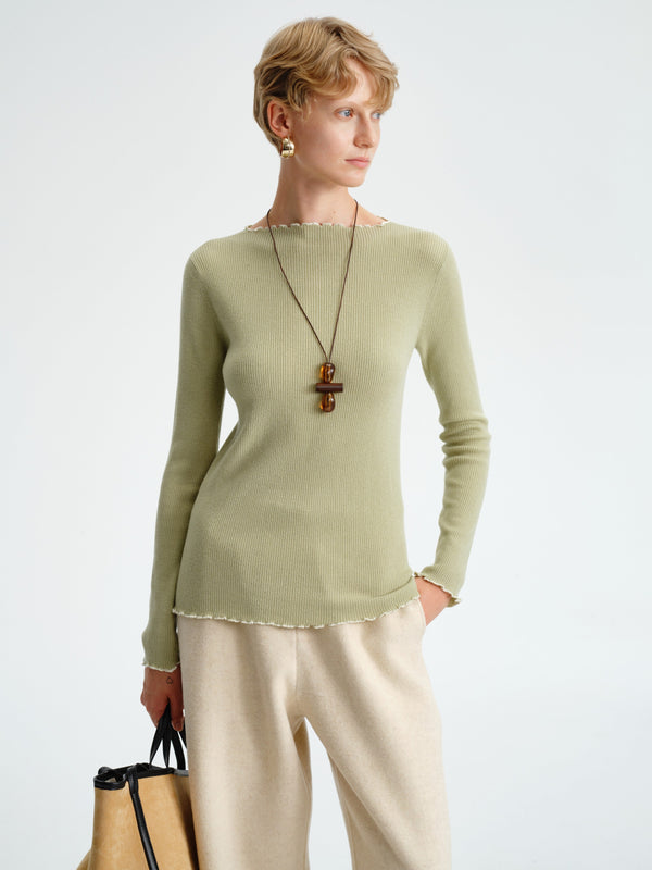 Soft Wool Knit Top