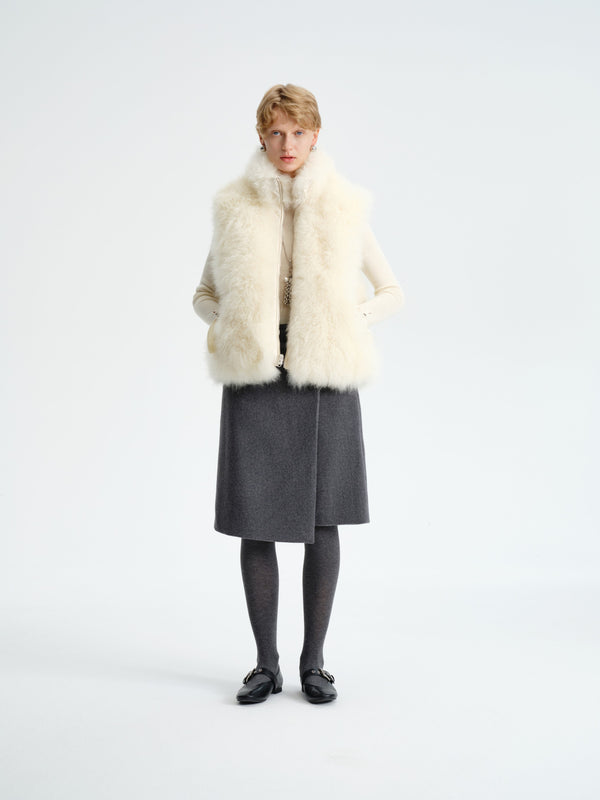 Reversible Cashmere Down Vest