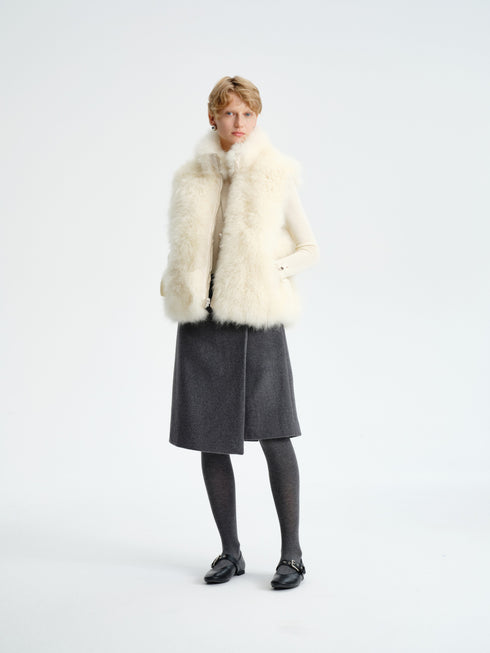 Reversible Cashmere Down Vest