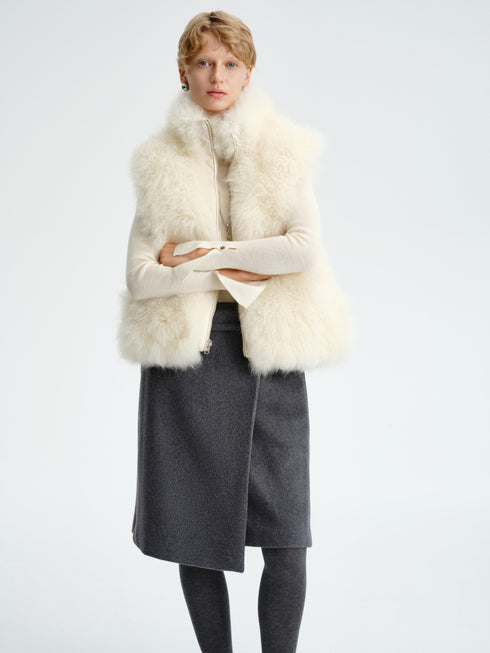 Reversible Cashmere Down Vest