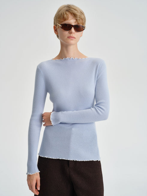 Soft Wool Knit Top
