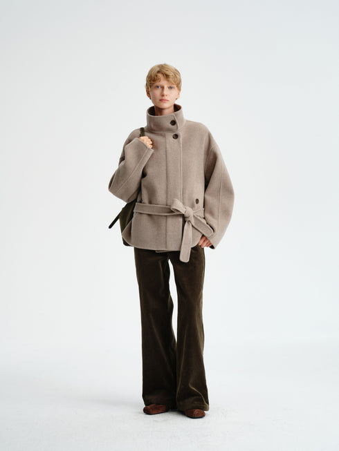 Corduroy Straight-Leg Pants