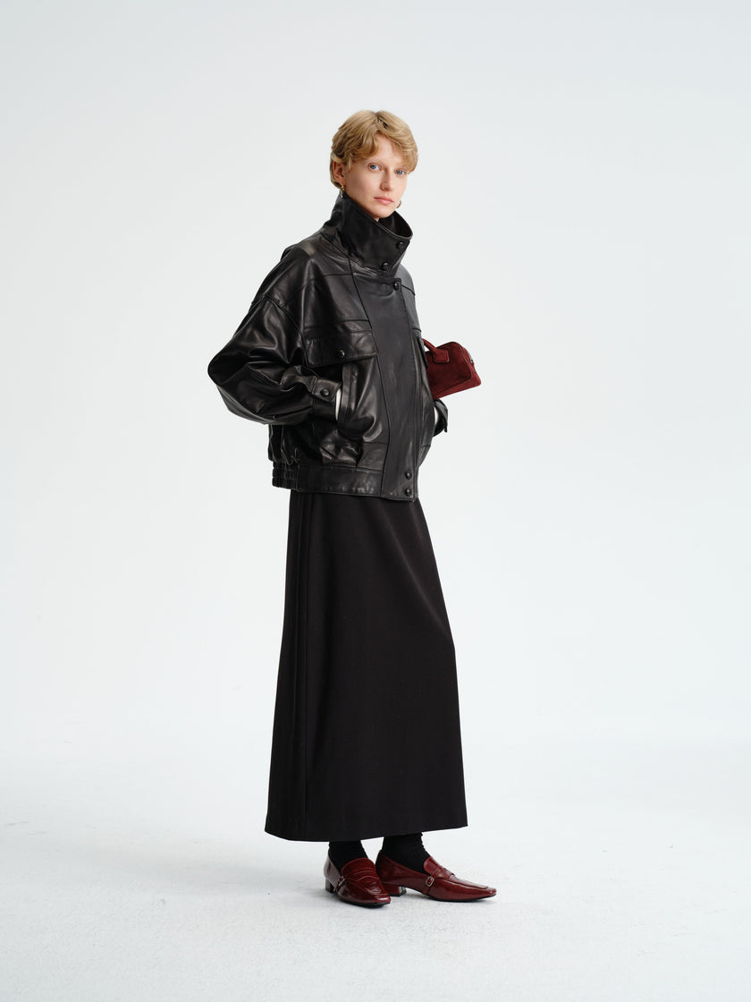 Fayro Veste en Peau d'Agneau Bold