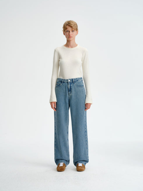 Vintage Straight-Leg Jeans
