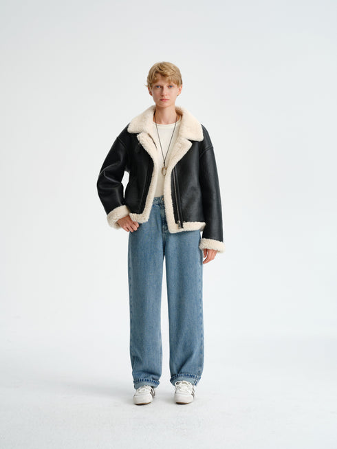 Vintage Straight-Leg Jeans