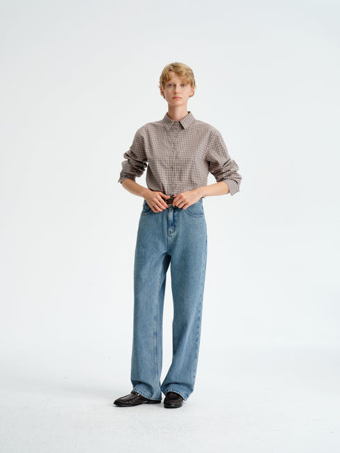 Vintage Straight-Leg Jeans
