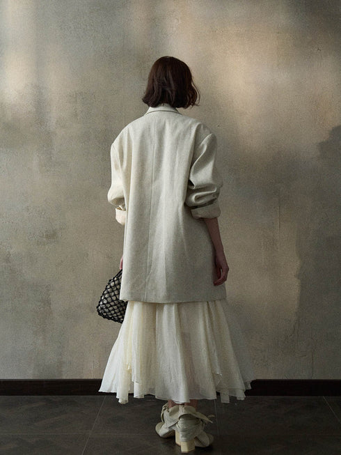 Linen Whisper Blazer