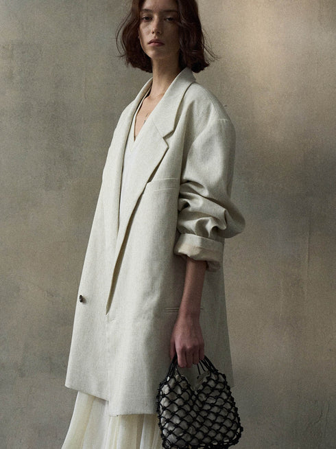 Linen Whisper Blazer