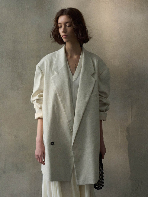Linen Whisper Blazer