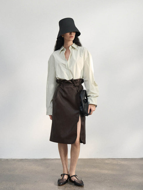 Arden Wire-Tie Relaxed Shirt