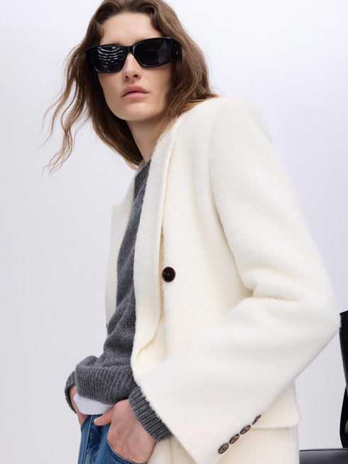 Structured Double-Breasted Coat