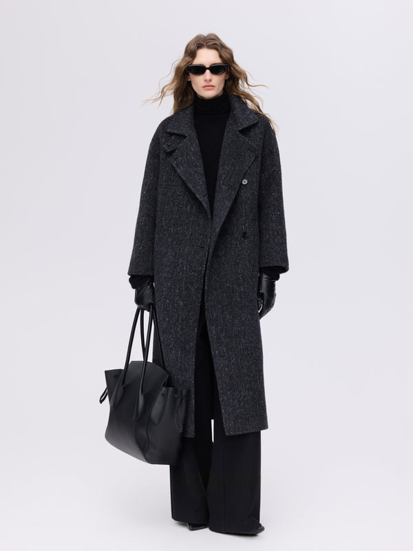 Structured Wool Camel Collar Coat