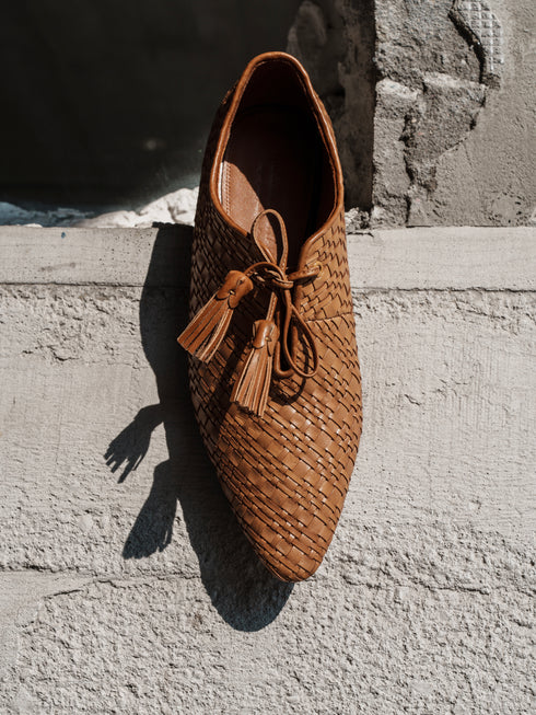 YAOSAN Chaussures à glands en cuir