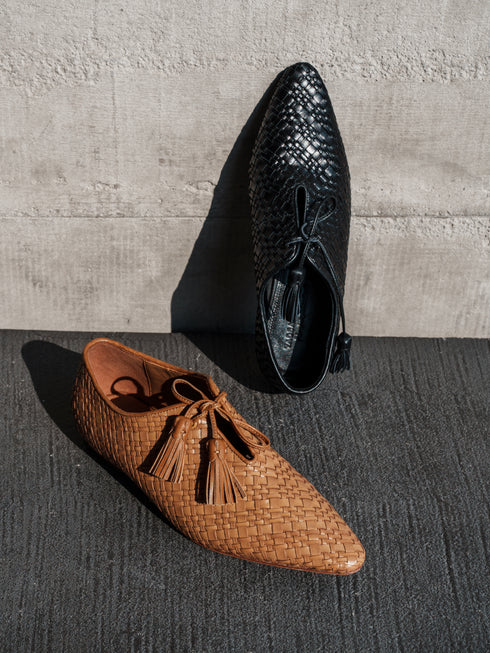 YAOSAN Chaussures à glands en cuir