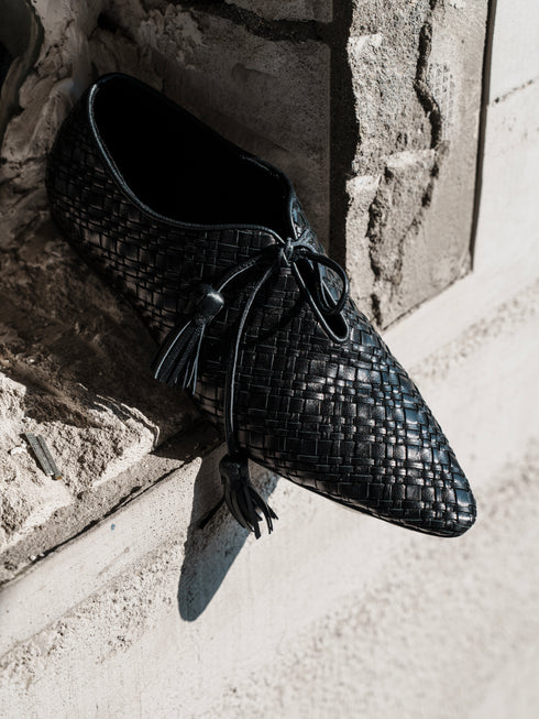 YAOSAN Chaussures à glands en cuir