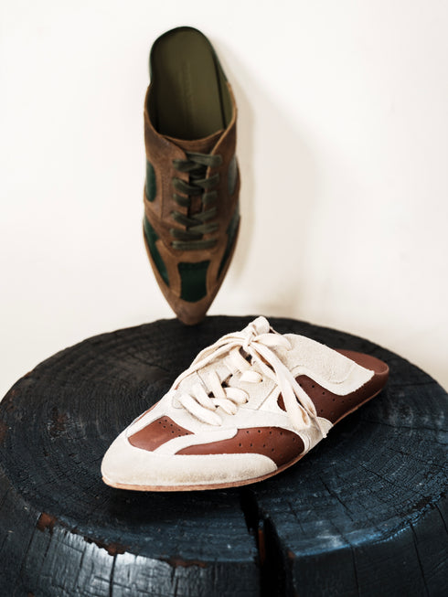 YAOSAN Baskets Mule en Daim