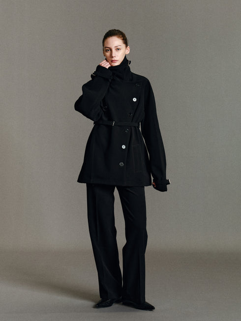 Noemi Belted Short Trench