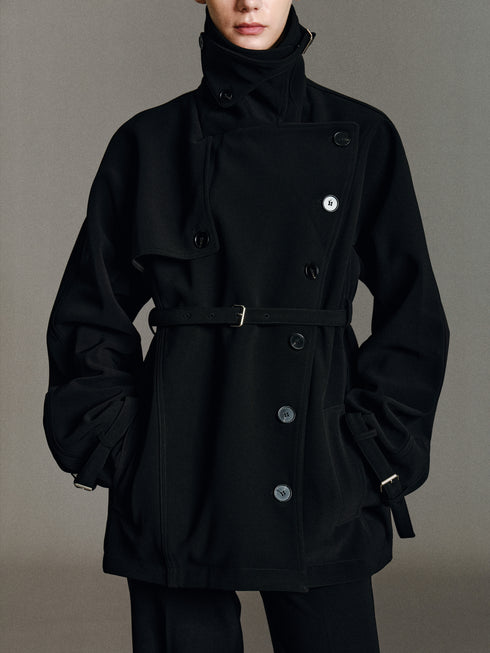 Noemi Belted Short Trench