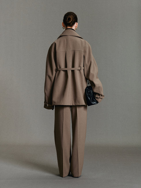 Noemi Belted Short Trench