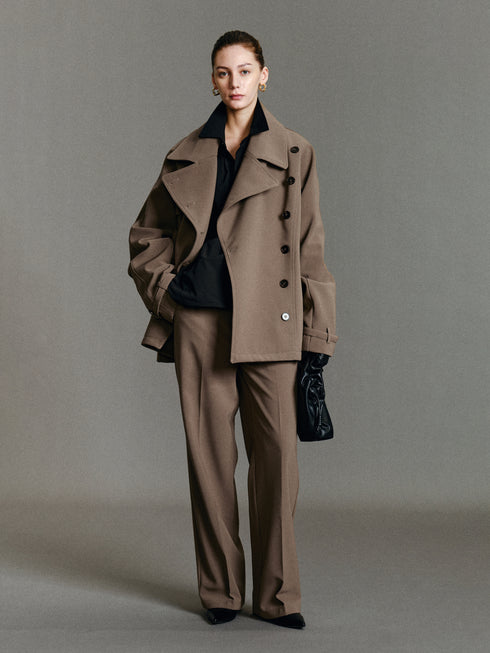 Noemi Belted Short Trench