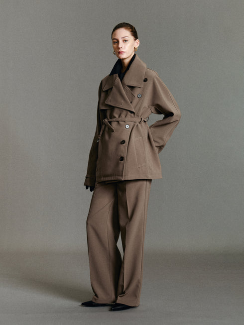 Noemi Belted Short Trench