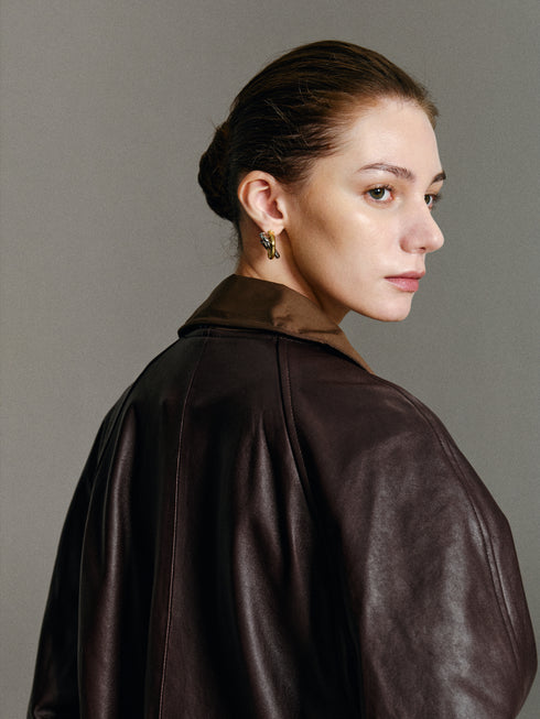 Ayla Leather Coat
