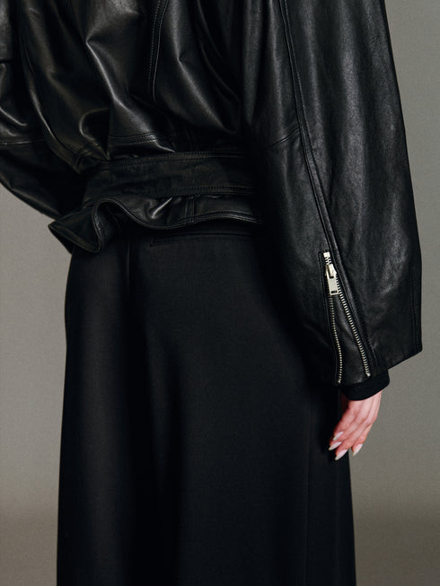 Veda Leather Moto Jacket