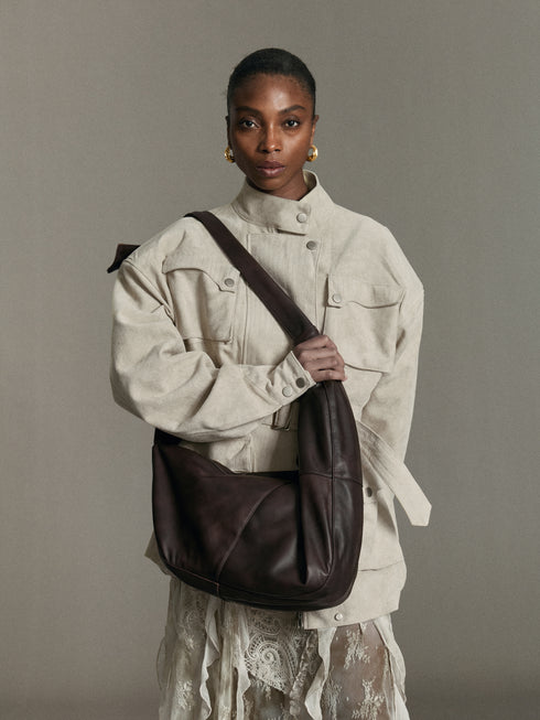Mirel Leather Hobo