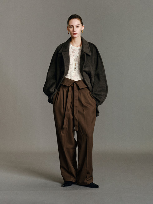Eira Pantaloni con vita ripiegata