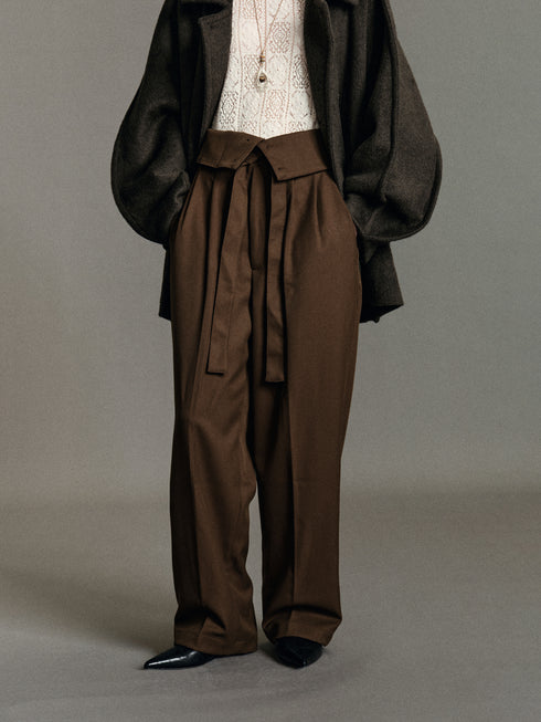 Eira Pantaloni con vita ripiegata