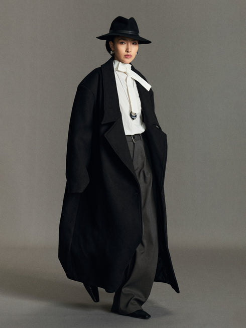 Aveline Draped Coat