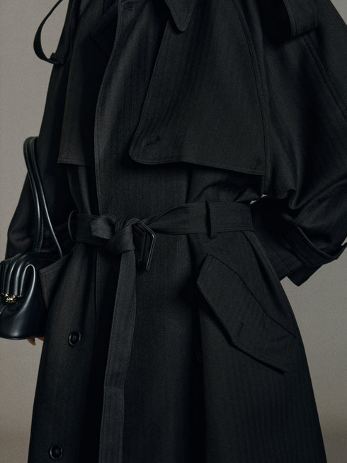 Rhea Longline Trench Coat