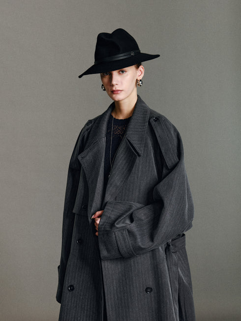 Rhea Longline Trench Coat