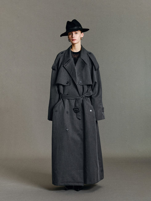 Rhea Longline Trench Coat