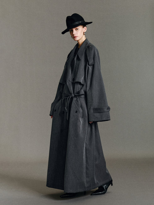 Rhea Longline Trench Coat