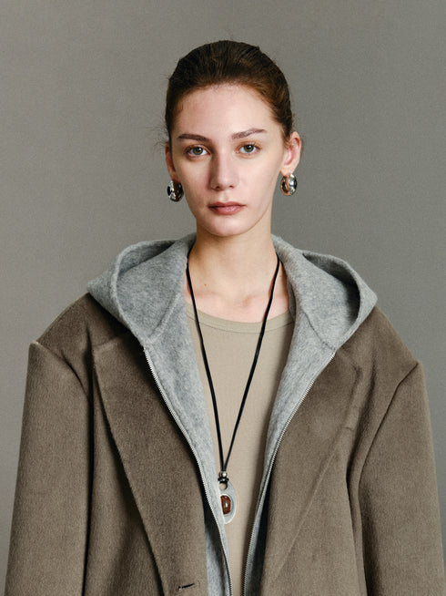 Neris Layered Wool Blazer