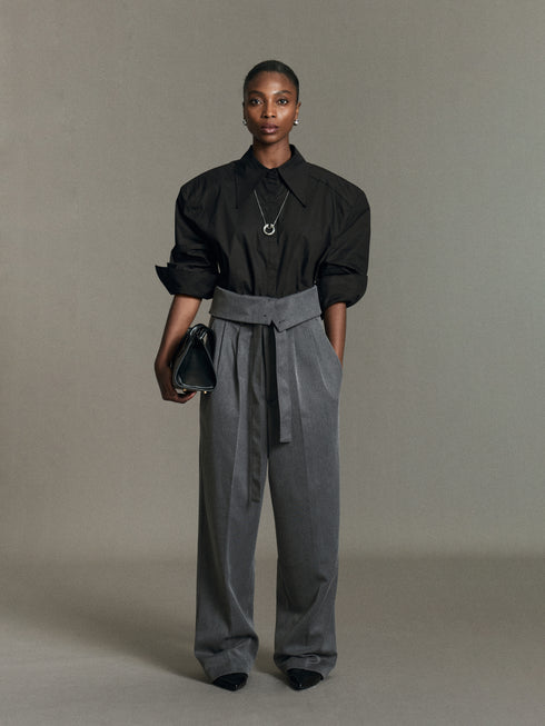 Eira Pantaloni con vita ripiegata